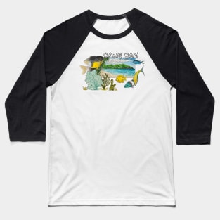 Cane Bay Beach Fish and Coral St. Croix USVI Baseball T-Shirt
